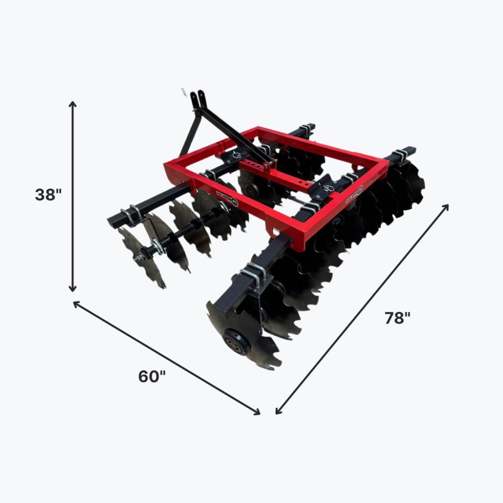 Wolverine 6ft Tube Frame Disc Harrows - Medium Duty, FMCDH - G72 - FIMIC Implement LLC