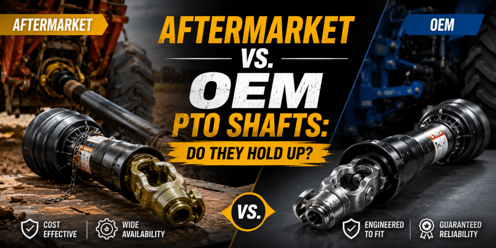 Aftermarket vs. OEM PTO Shafts: Do They Hold Up? - FIMIC Implement LLC