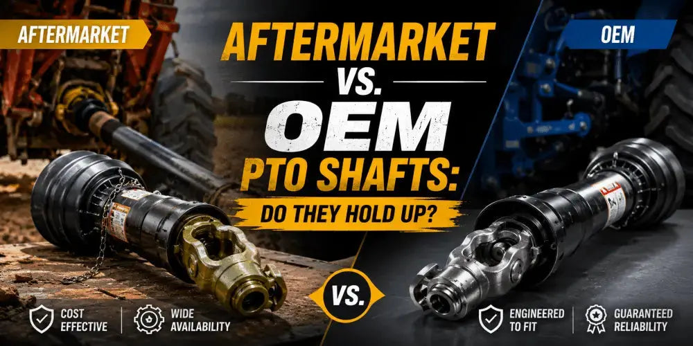 Aftermarket vs. OEM PTO Shafts: Do They Hold Up? - FIMIC Implement LLC
