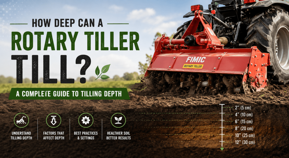 How Deep Can a Rotary Tiller Till? A Complete Guide to Tilling Depth - FIMIC Implement LLC