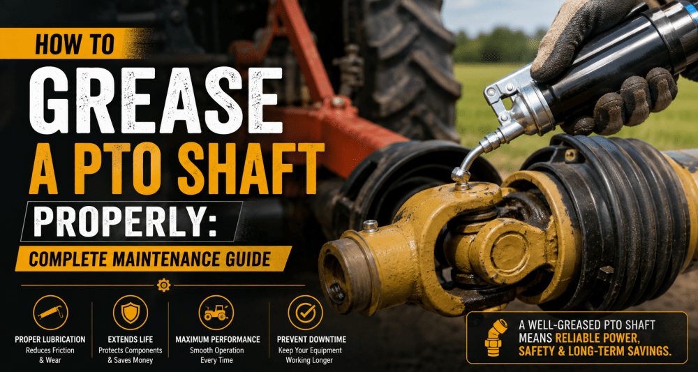How to Grease a PTO Shaft Properly: Complete Maintenance Guide - FIMIC Implement LLC