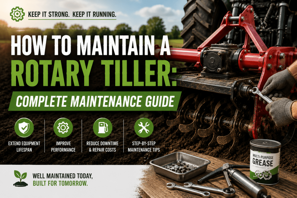 How to Maintain a Rotary Tiller: Complete Maintenance Guide - FIMIC Implement LLC