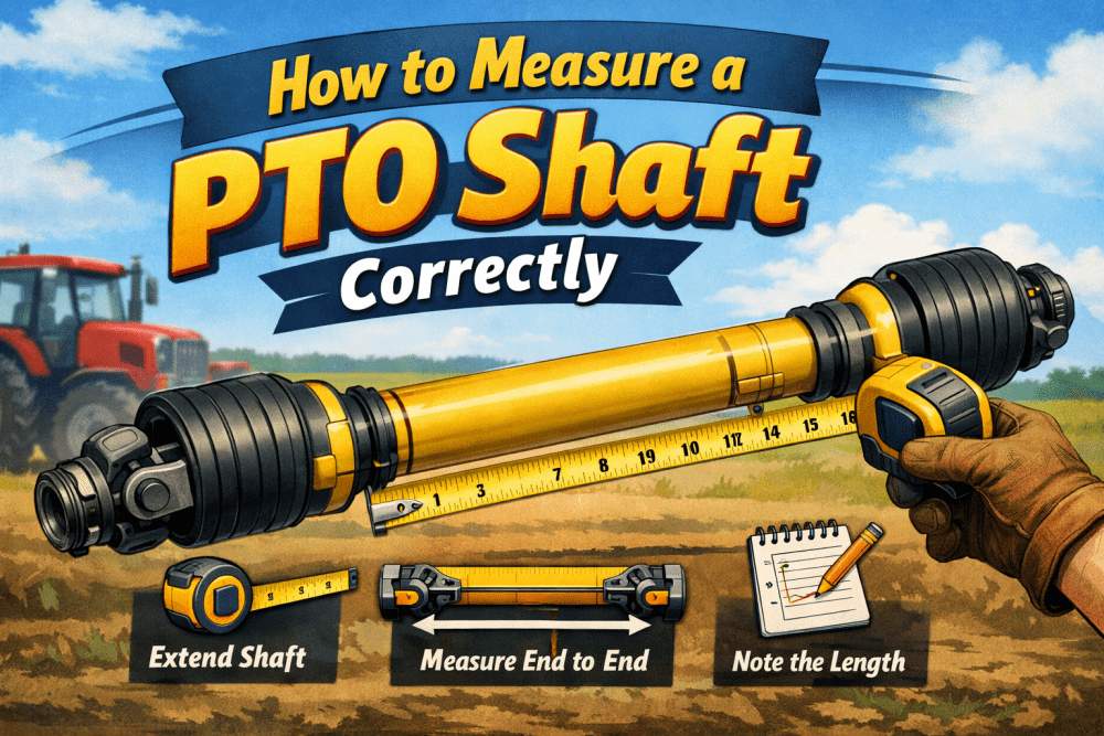 How to Measure a PTO Shaft Correctly 