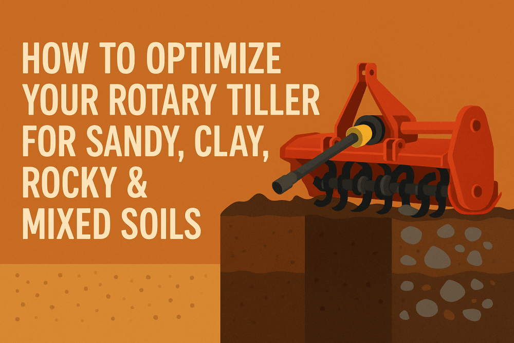 How to Optimize Your Rotary Tiller for Sandy, Clay, Rocky & Mixed Soils - FIMIC Implement LLC