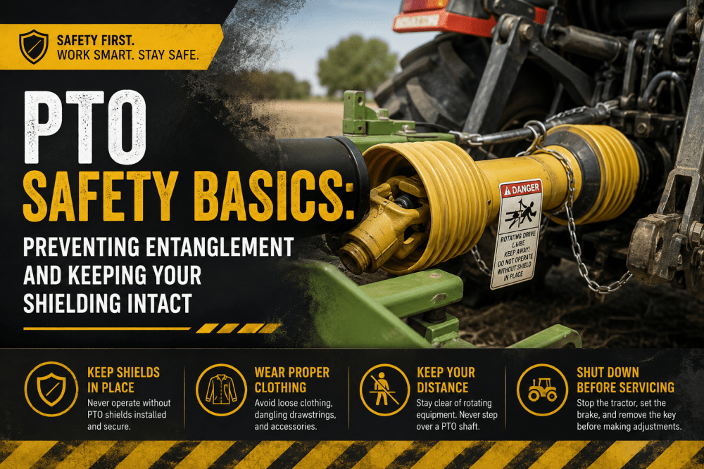 PTO Safety Basics: Preventing Entanglement and Keeping Your Shielding Intact - FIMIC Implement LLC