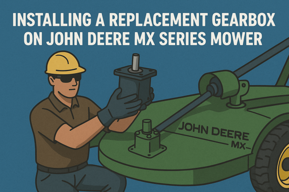 Step-by-Step Guide: Installing a Replacement Gearbox on John Deere MX Series Mower