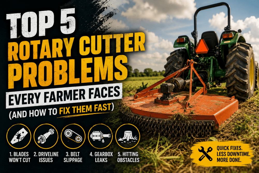 Top 5 Rotary Cutter Problems Every Farmer Faces (And How to Fix Them Fast) - FIMIC Implement LLC