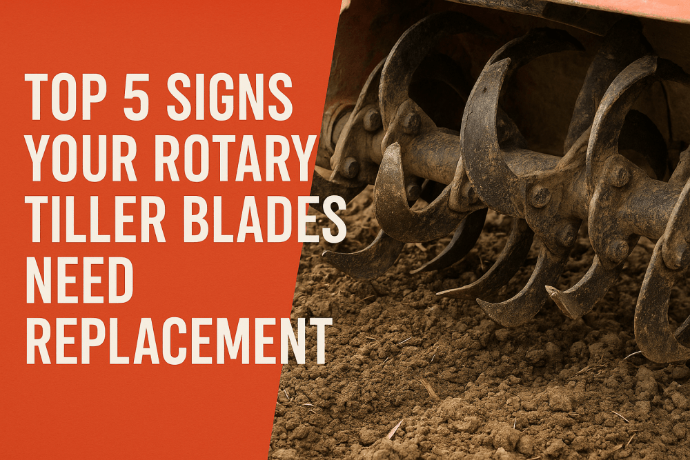 Top 5 Signs Your Rotary Tiller Blades Need Replacement - FIMIC Implement LLC