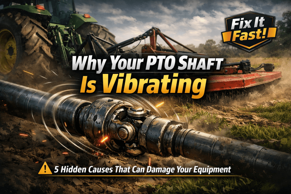 Why Your PTO Shaft Is Vibrating (And How to Fix It Before It Destroys Your Gearbox)