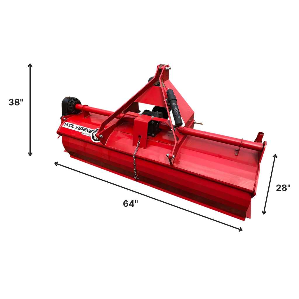 Wolverine FMCRT-G05 5ft Rotary Tiller (Ship with No Lift-gate Service)