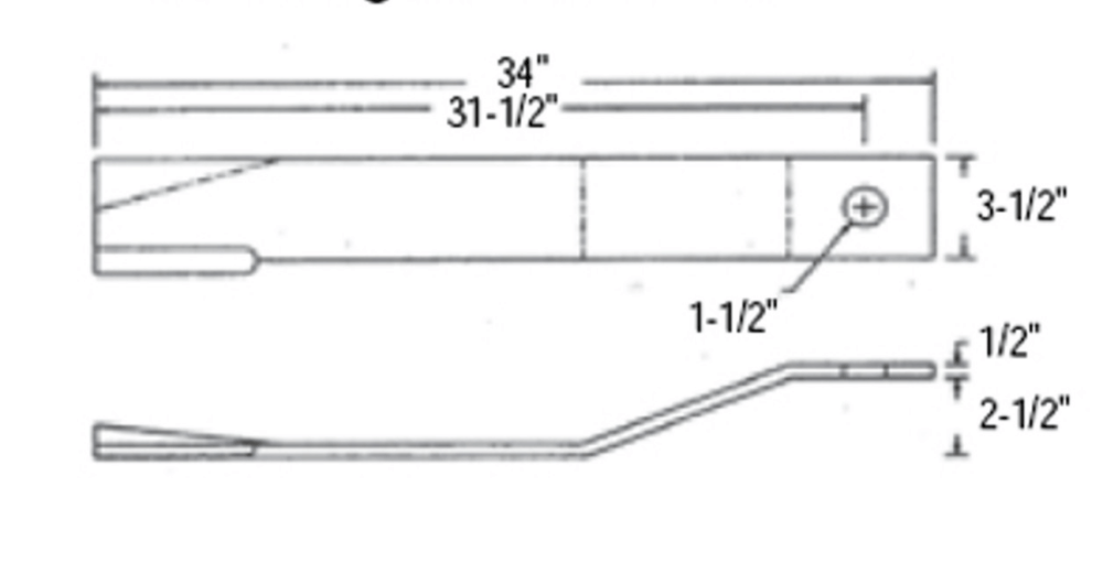 HOWSE 7' Rotary Cutter Blade - FIMIC Implement LLC