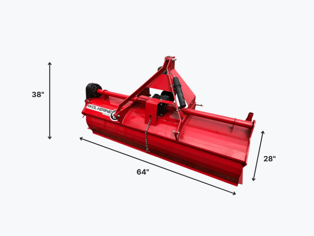 Wolverine FMCRT - G05 5ft Rotary Tiller (Ship with No Lift - gate Service) - FIMIC Implement LLC