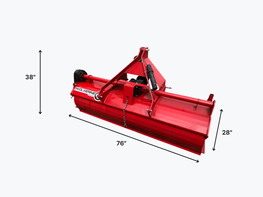 Wolverine FMCRT - G06 6ft Rotary Tiller (Ship with No Lift - gate Service) - FIMIC Implement LLC