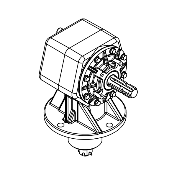 75PRC61146 - 1N, 75HP GEARBOX, 100HP, 1:1.46, 6 SPLINES - FIMIC Implement LLC