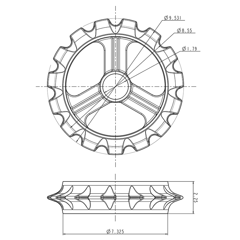 9 - 1/2" Cultipacker Wheel - FIMIC Implement LLC