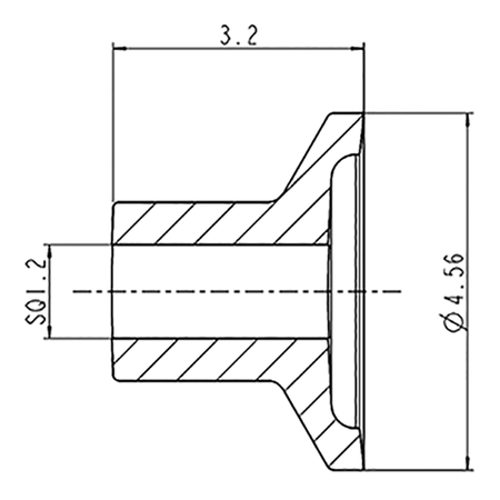 K02 - 1125 - S06 / 1 - 1/8" SQ. hole x 3 - 1/4" long half spacer - FIMIC Implement LLC