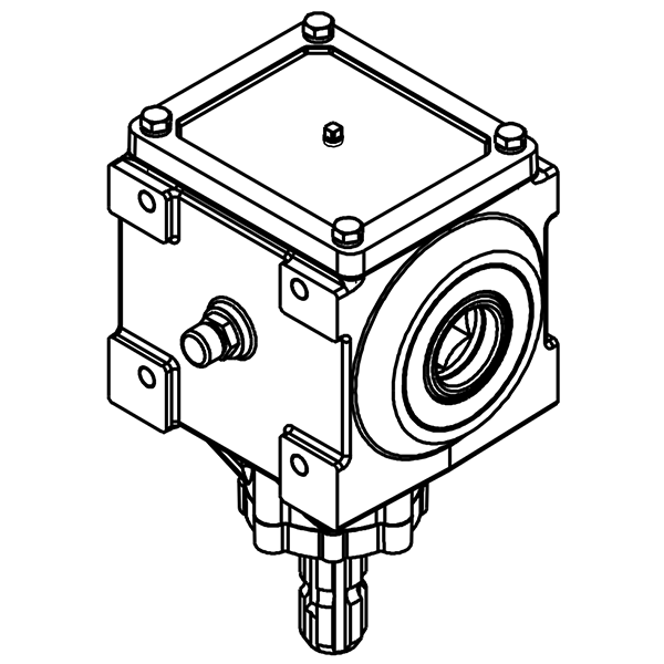 Replace for RTI - 50 Rotary Tiller Top Gearbox - FIMIC Implement LLC