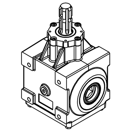 Replace for RTI - 50 Rotary Tiller Top Gearbox - FIMIC Implement LLC